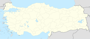 Location map of Turkey