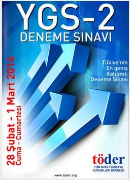 töder YGS-2 deneme sınavı