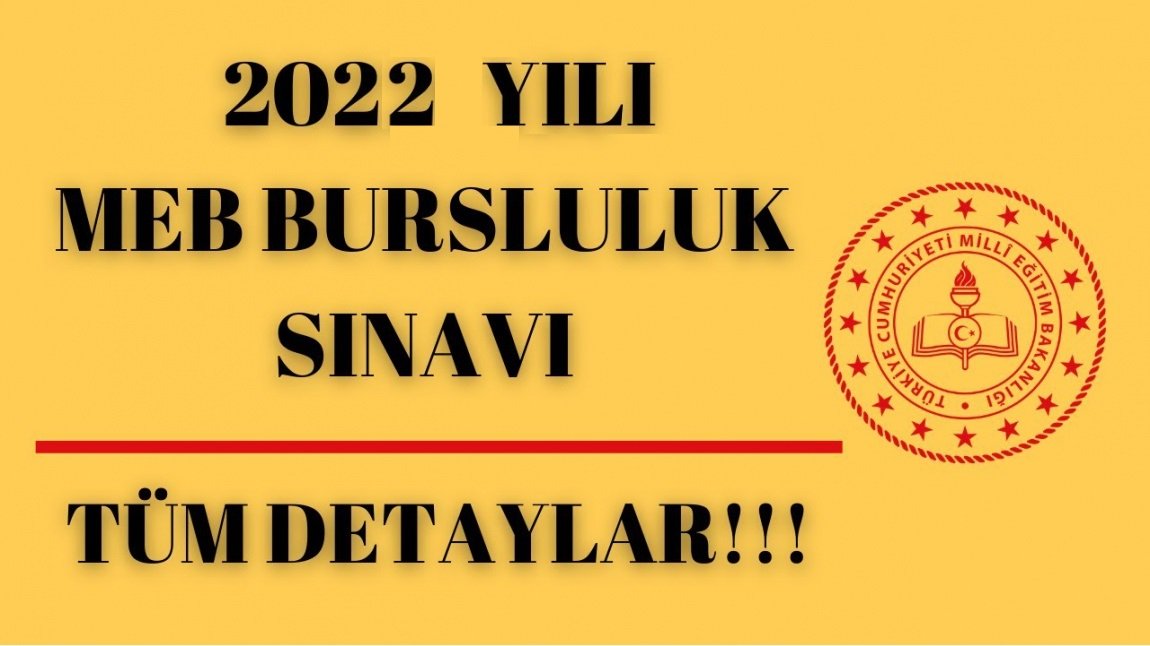 2022 bursluluk sınavı ne zaman