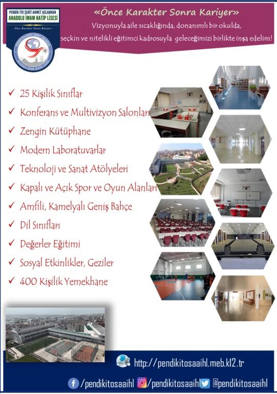 Pendik İTO Şehit Ahmet Aslanhan Anadolu İmam Hatip Lisesi