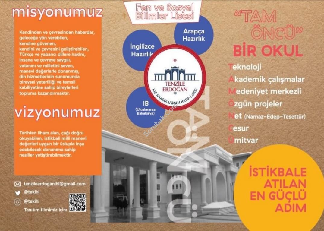Tenzile Erdoğan Kız Anadolu İmam Hatip Lisesi