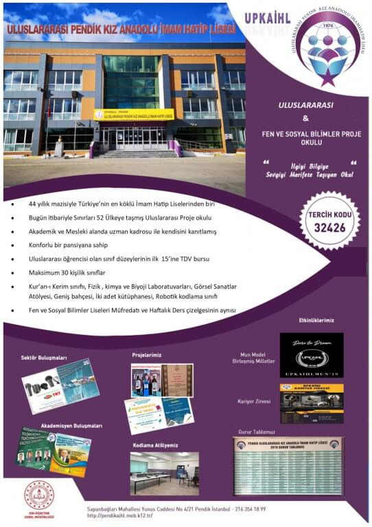 Uluslararas� Pendik K�z Anadolu �mam Hatip Lisesi