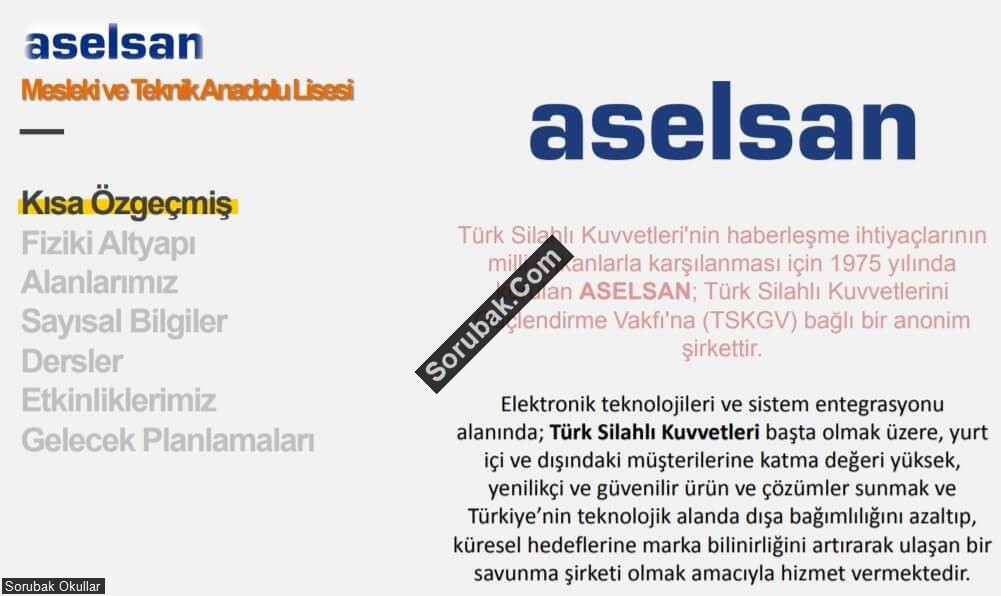ASELSAN Mesleki ve Teknik Anadolu Lisesi