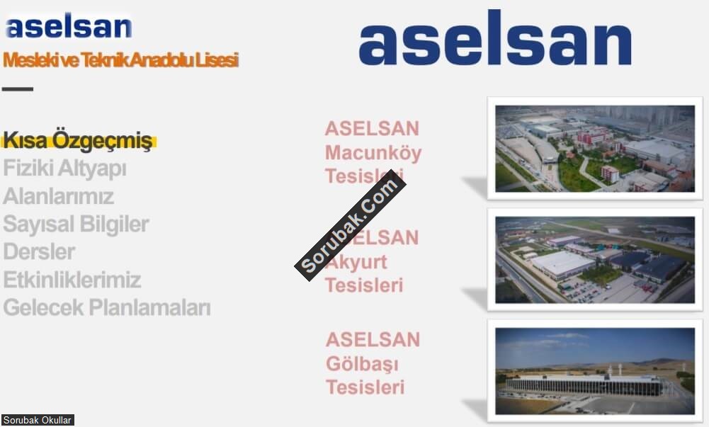 ASELSAN Mesleki ve Teknik Anadolu Lisesi