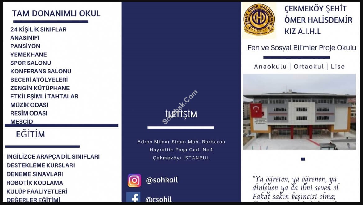 �ehit �mer Halisdemir K�z Anadolu �mam Hatip Lisesi