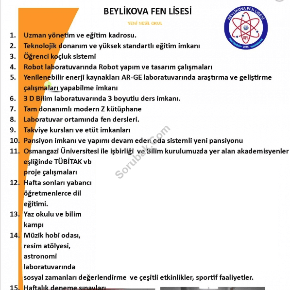 Beylikova Fen Lisesi