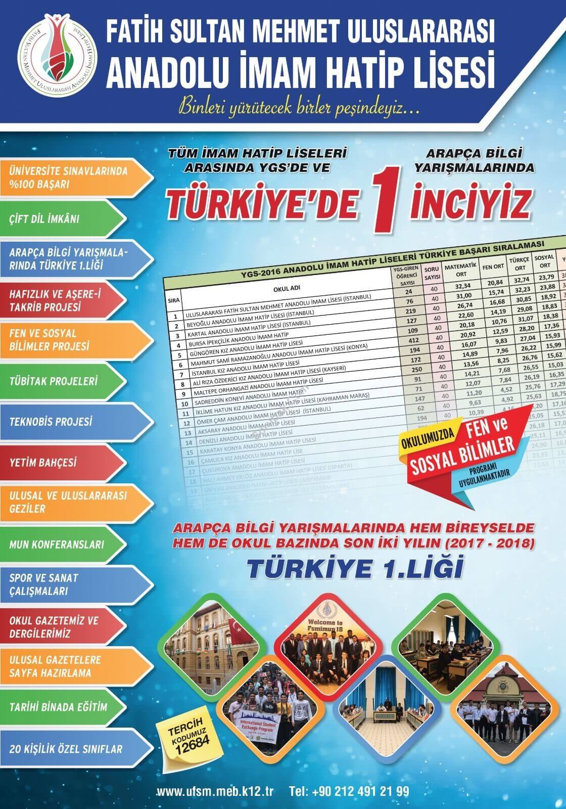 Uluslararas� Fatih Sultan Mehmet Anadolu �mam Hatip Lisesi