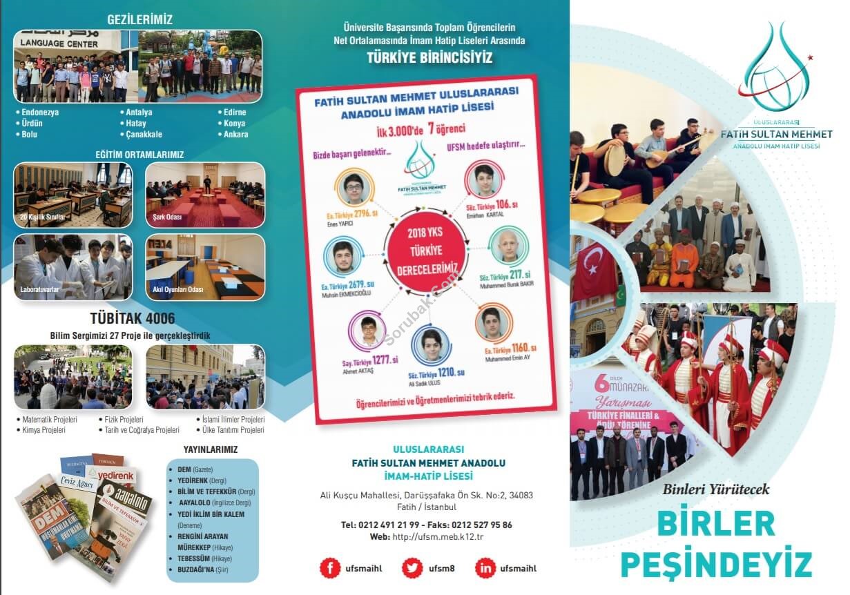 Uluslararas� Fatih Sultan Mehmet Anadolu �mam Hatip Lisesi