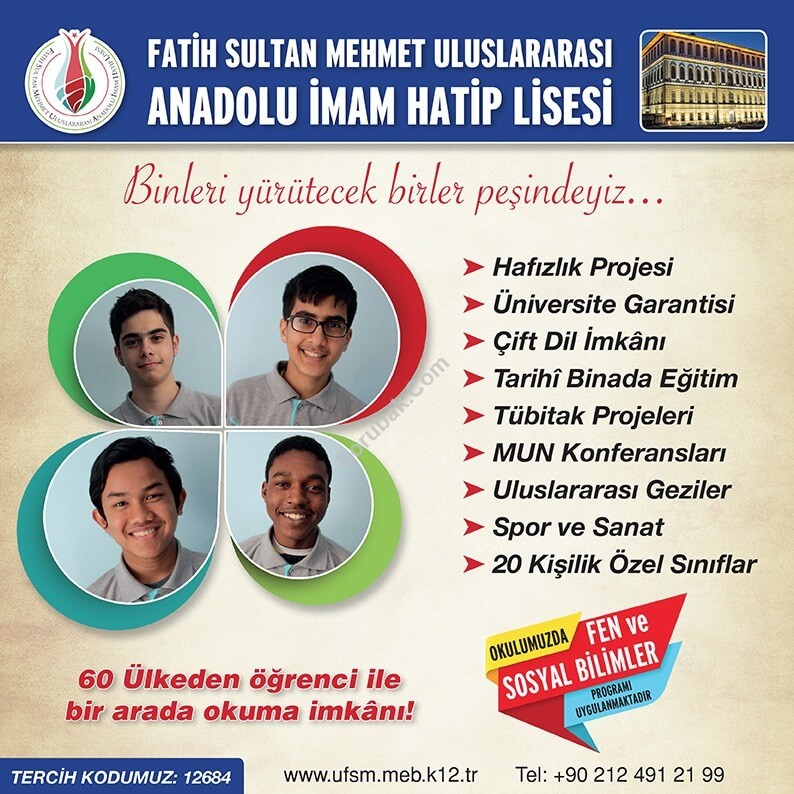 Uluslararas� Fatih Sultan Mehmet Anadolu �mam Hatip Lisesi