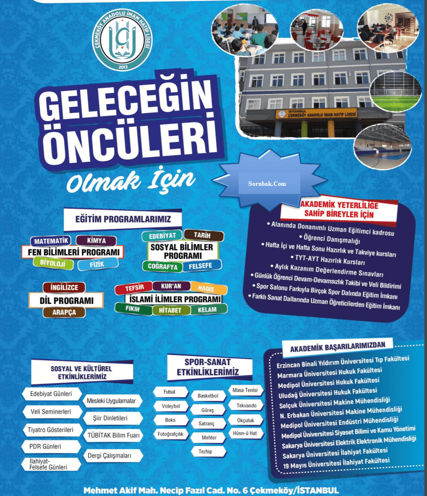 �ekmek�y Anadolu �mam Hatip Lisesi