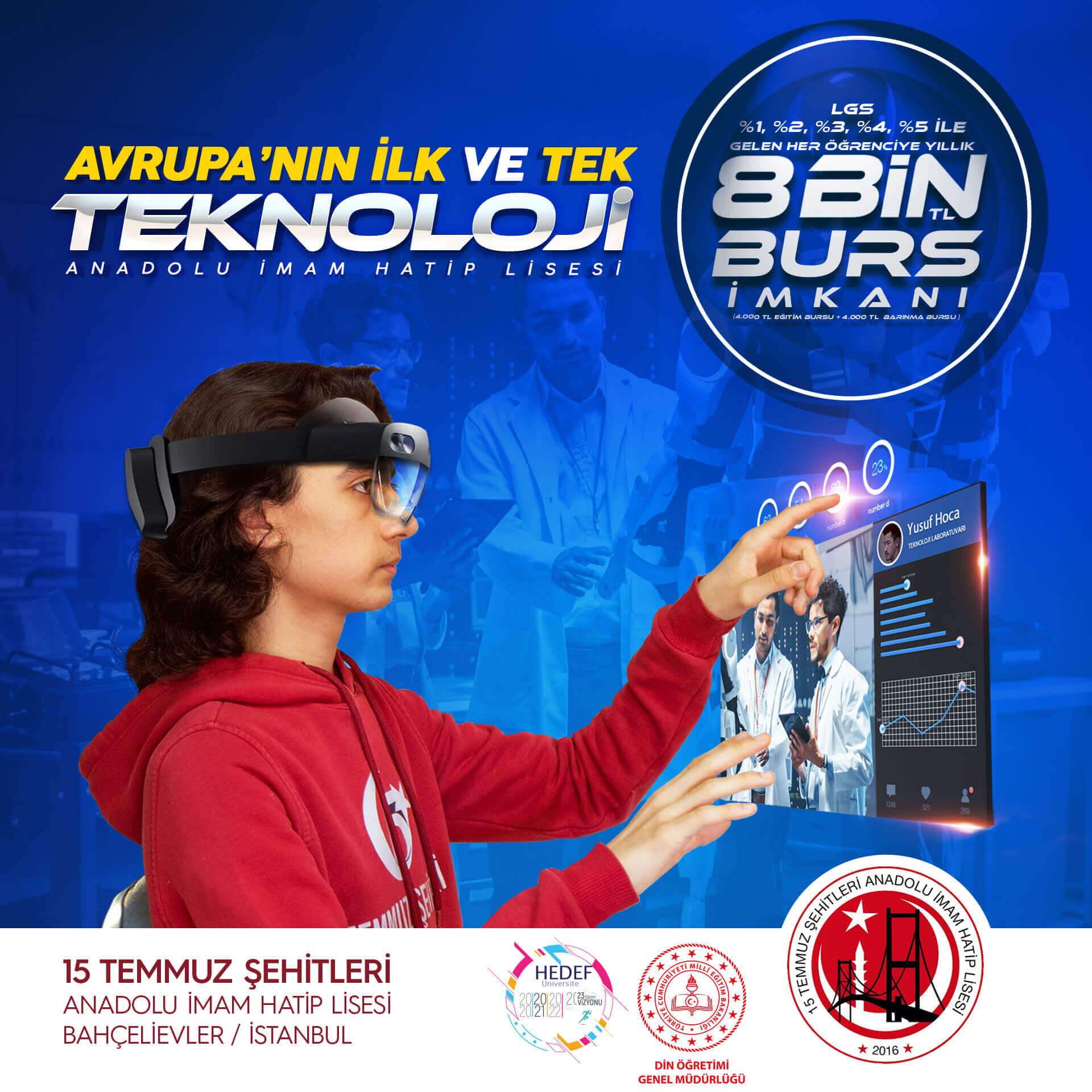 Bah�elievler 15 Temmuz �ehitleri Anadolu �mam Hatip Lisesi