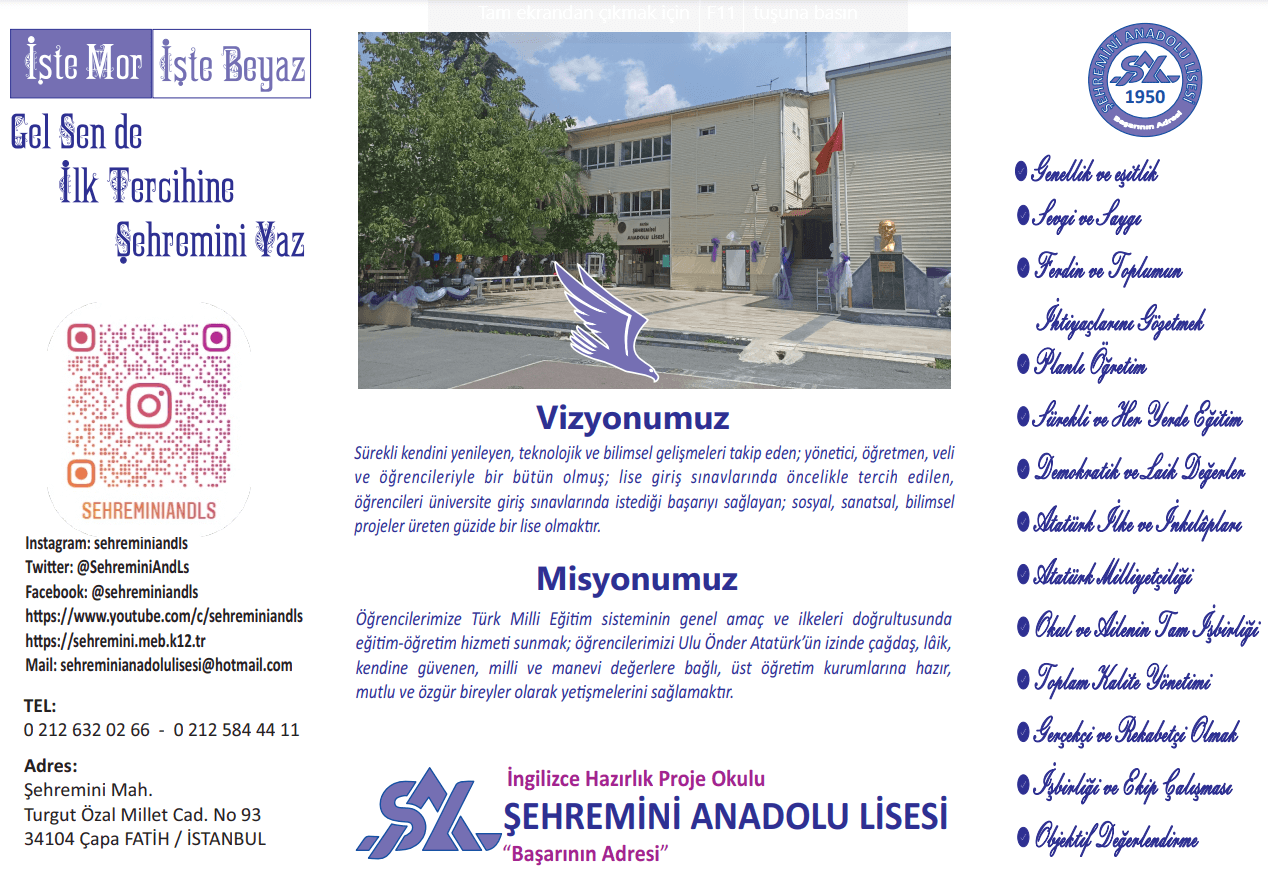 Şehremini Anadolu Lisesi