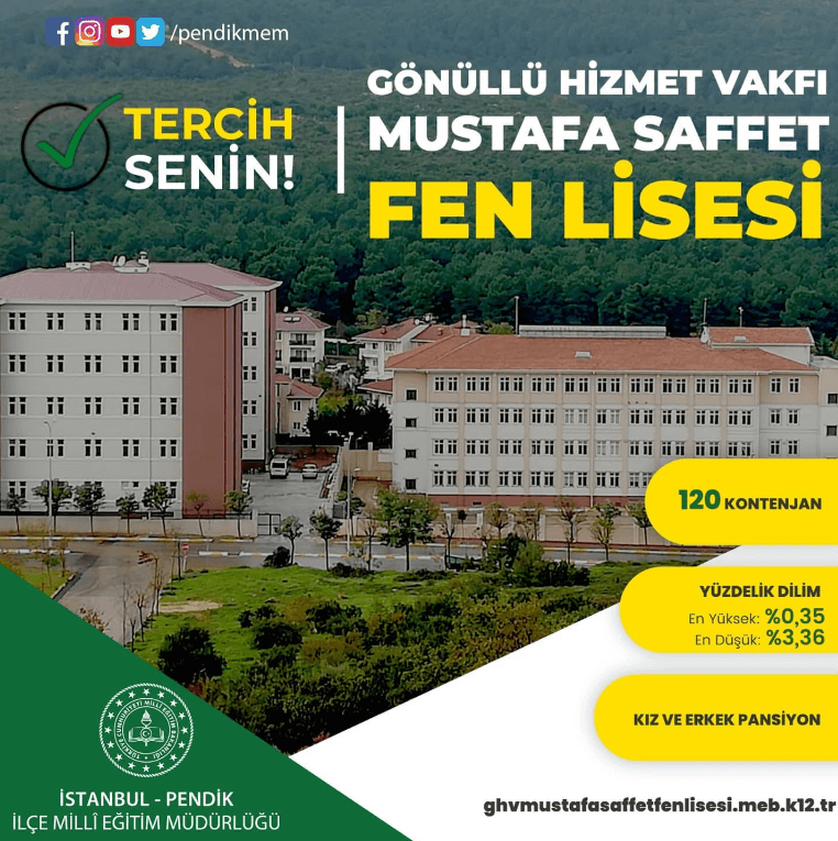 Gönüllü Hizmet Vakfı Mustafa Saffet Fen Lisesi