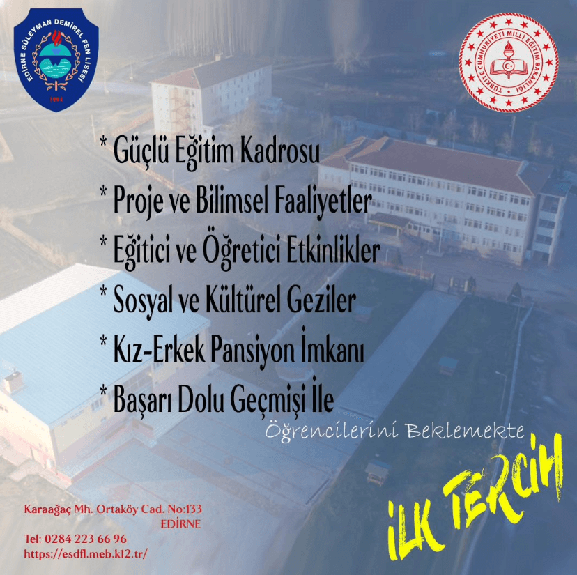 Edirne Süleyman Demirel Fen Lisesi