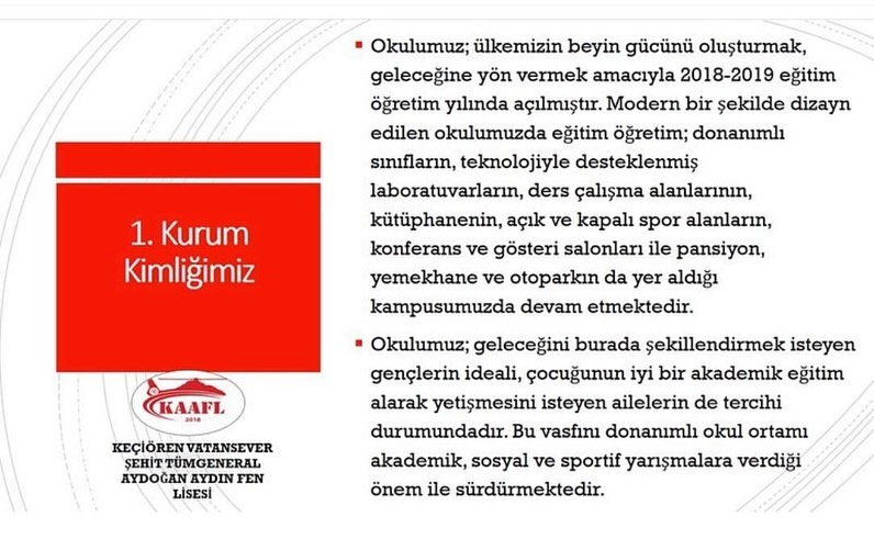 Keçiören Vatansever Şehit Tümgeneral Aydoğan Aydın Fen Lisesi