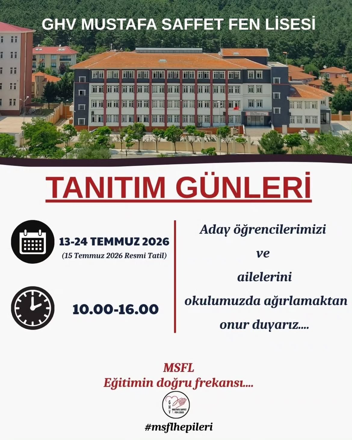 Gönüllü Hizmet Vakfı Mustafa Saffet Fen Lisesi