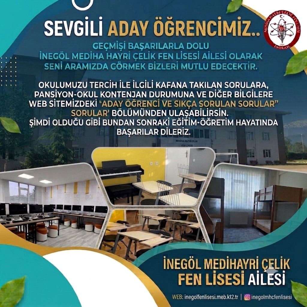 İnegöl Mediha-Hayri Çelik Fen Lisesi
