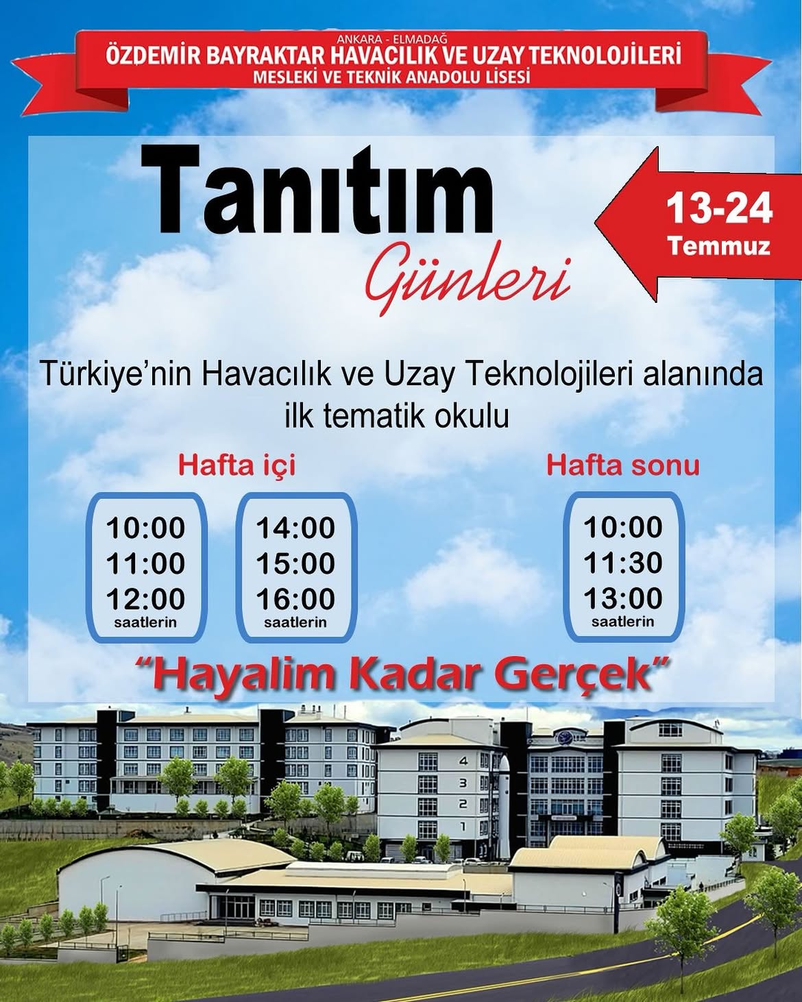 Özdemir Bayraktar Havacılık ve Uzay Teknolojileri Mesleki ve Teknik Anadolu Lisesi