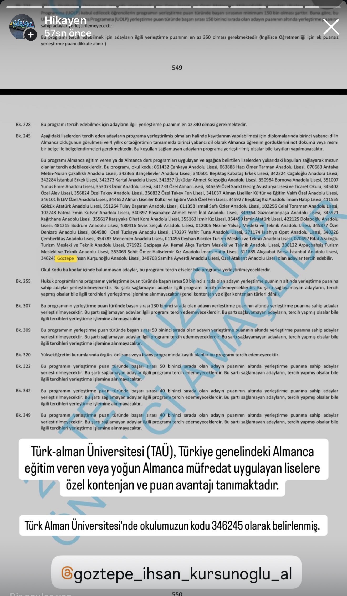 Göztepe İhsan Kurşunoğlu Anadolu Lisesi