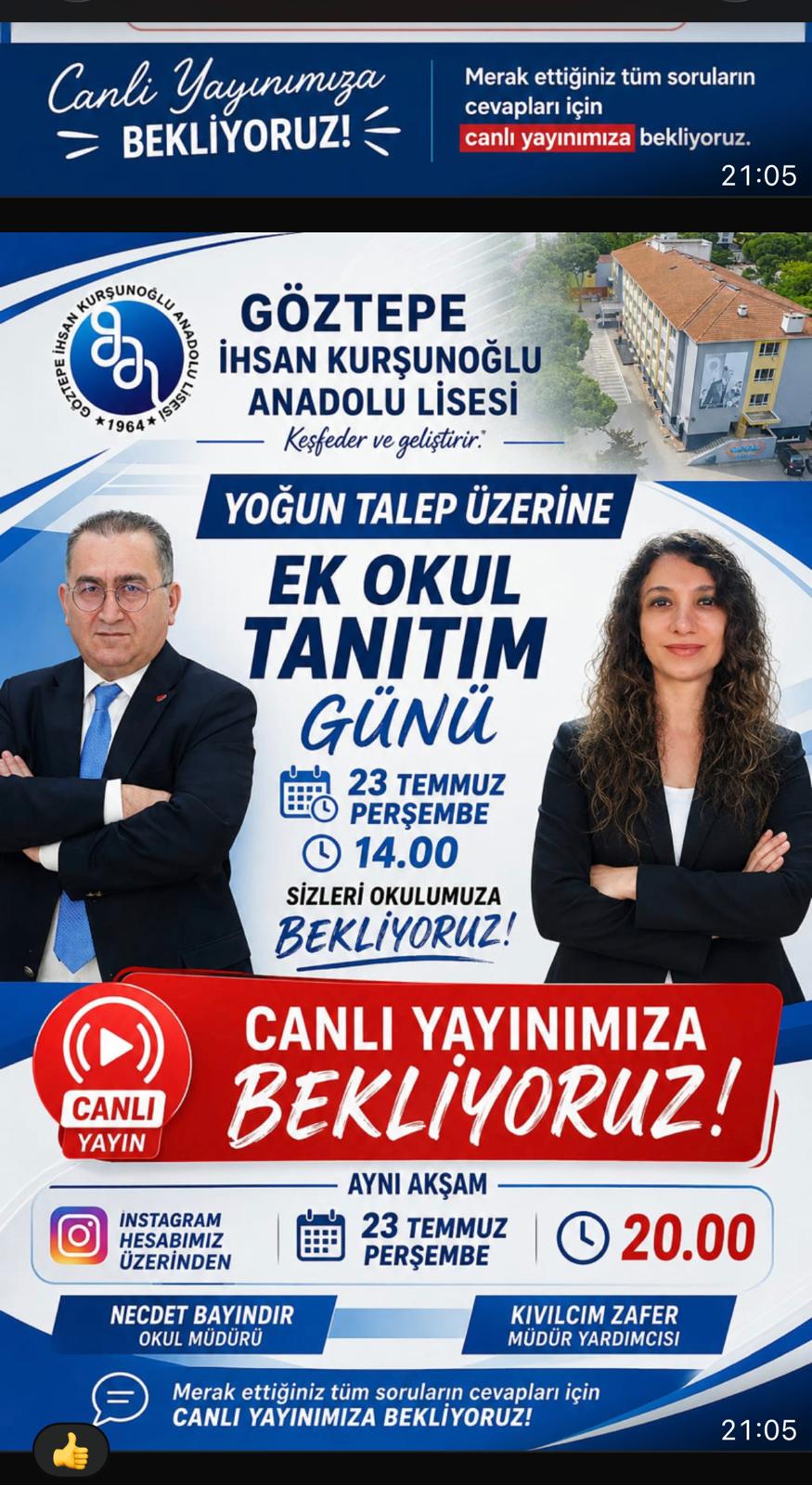 Göztepe İhsan Kurşunoğlu Anadolu Lisesi