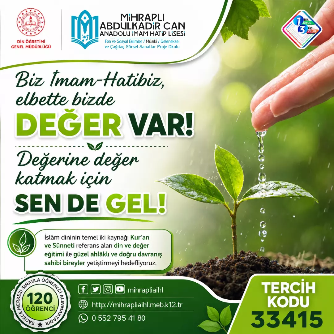Mihraplı Abdulkadir Can Anadolu İmam Hatip Lisesi