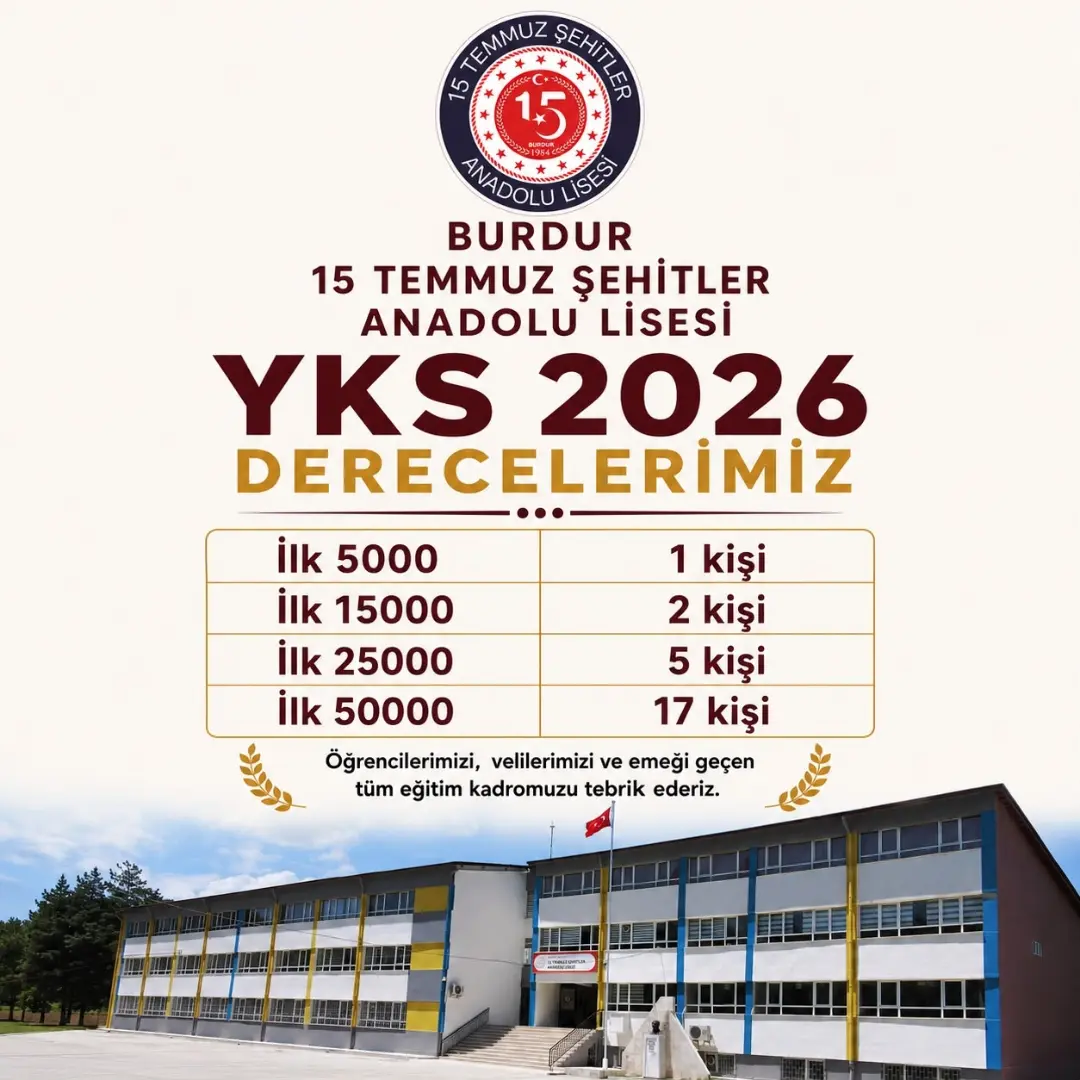 Burdur  15 Temmuz Şehitler Anadolu Lisesi