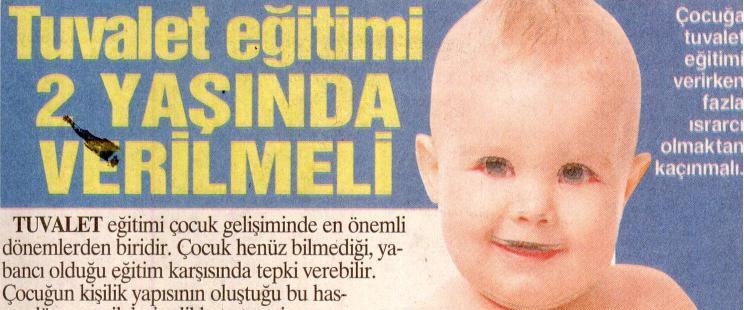 Çocukların Tuvalet Eğitimi (Sorubak)